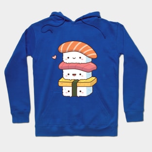 Cute Japanese Food Trio Sushi Hoodie